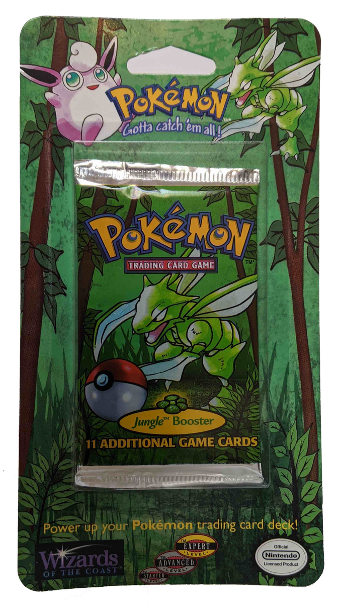 1999 Pokemon Jungle Booster Blister Pack - Scyther