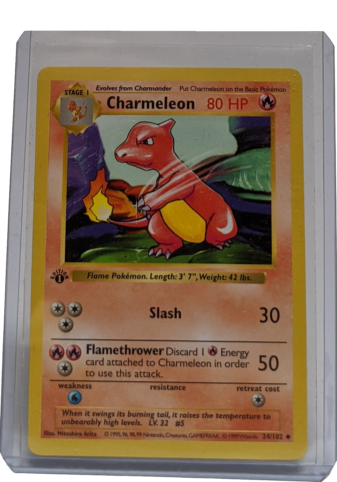 1999 Pokemon Charmeleon - 1st Edition Shadowless