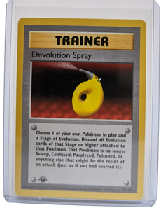1999 Pokemon Devolution Spray - 1st Edition Shadowless