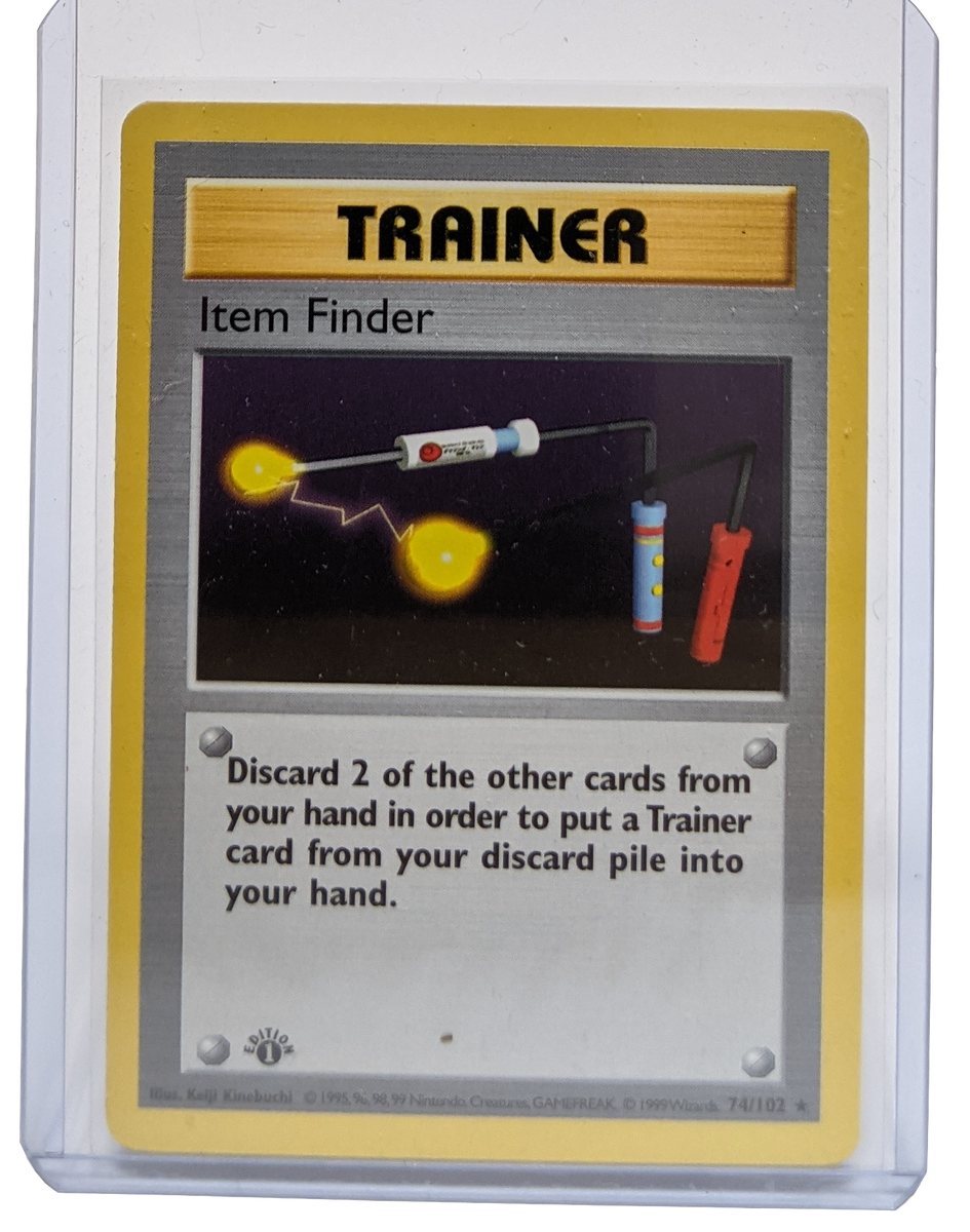 1999 Pokemon Item Finder - 1st Edition Shadowless