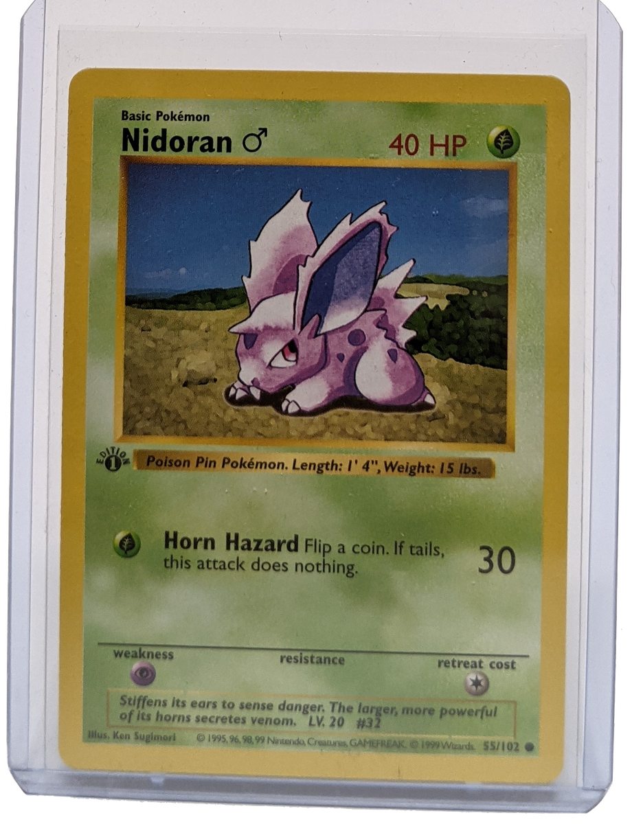 1999 Pokemon Nidoran - 1st Edition Shadowless