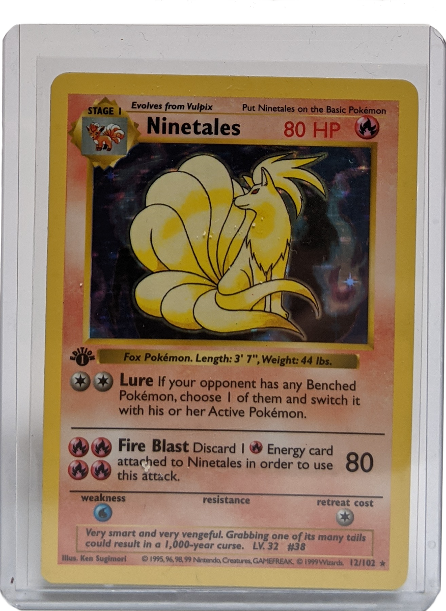 1999 Pokemon Ninetales - 1st Edition Shadowless