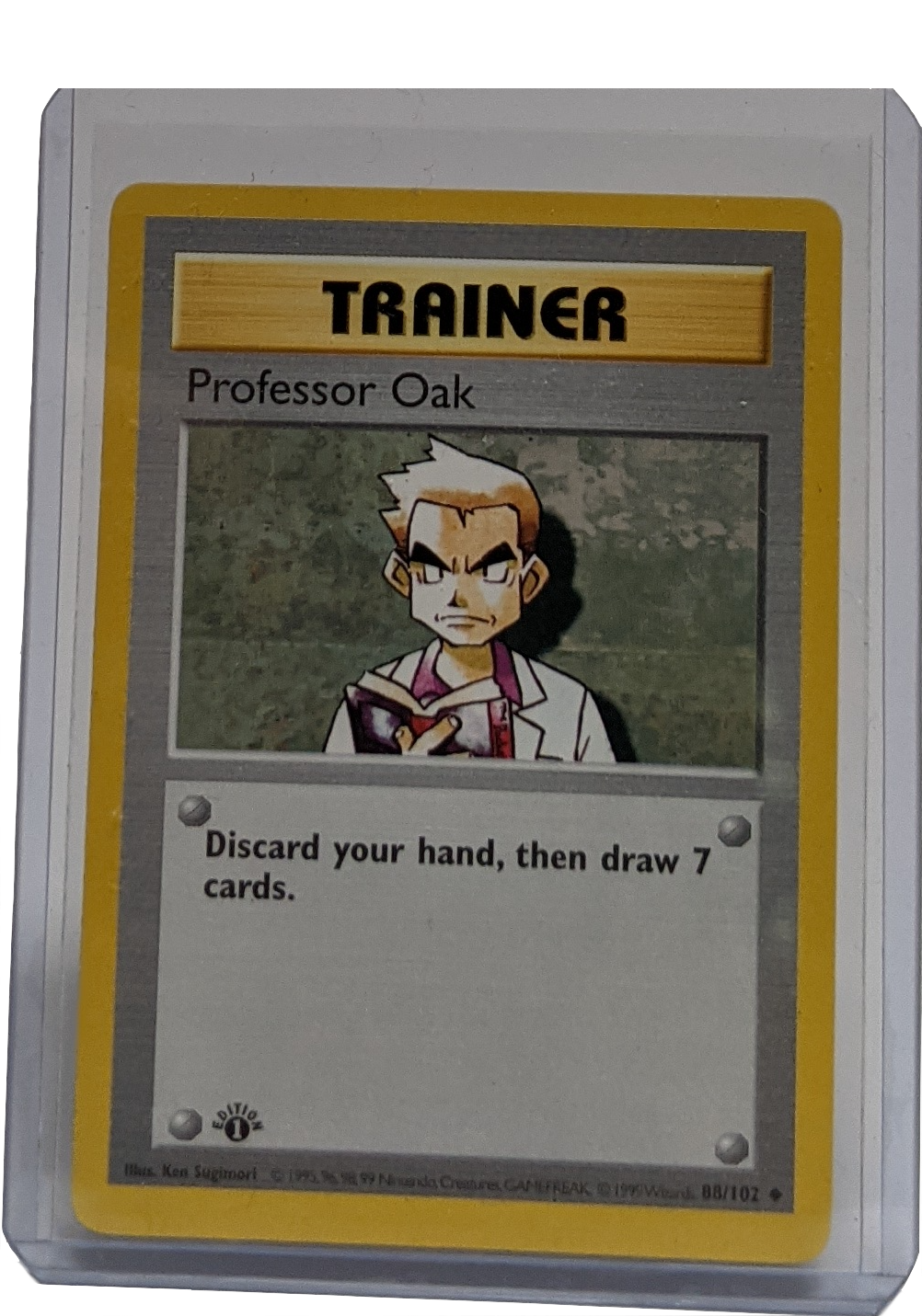 1999 Pokemon Professor Oak - 1st Edition Shadowless