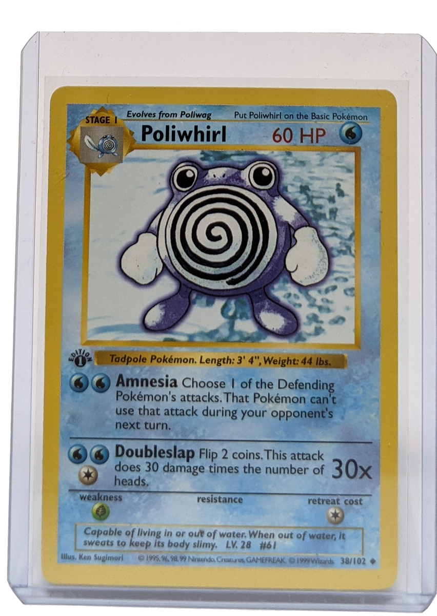how much is a poliwhirl pokemon card worth 1999 Pokemon Poliwhirl - 1st Edition Shadowless