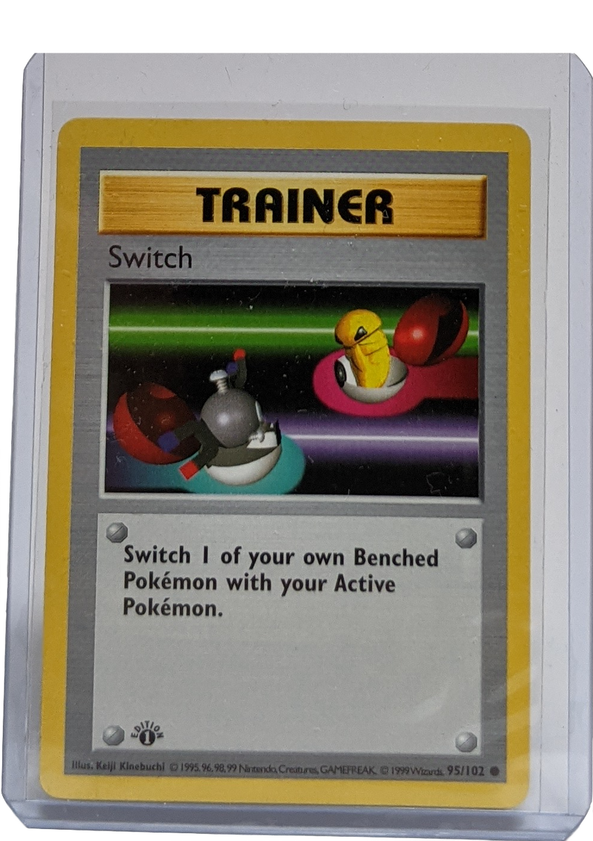 1999 Pokemon Switch - 1st Edition Shadowless | Kaiya's Collectibles 1999 Pokemon Switch - 1st Edition Shadowless | Kaiya's Collectibles
