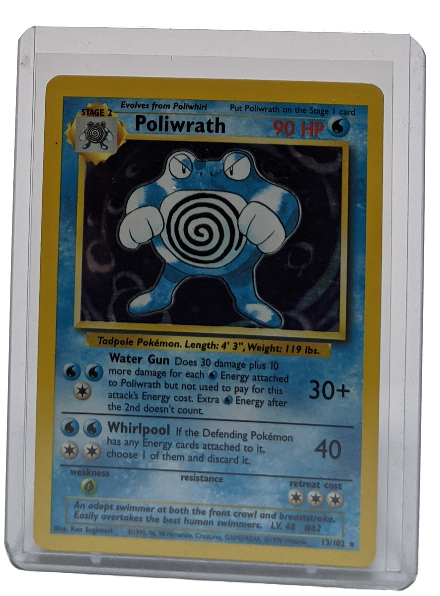 1999 Pokemon Poliwrath - Unlimited