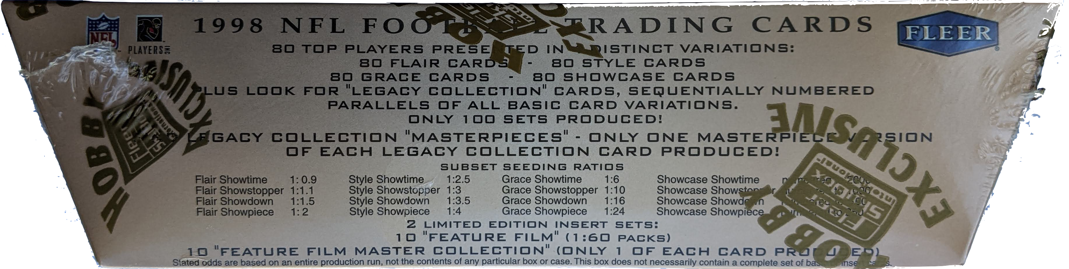 1998 Flair Showcase Football