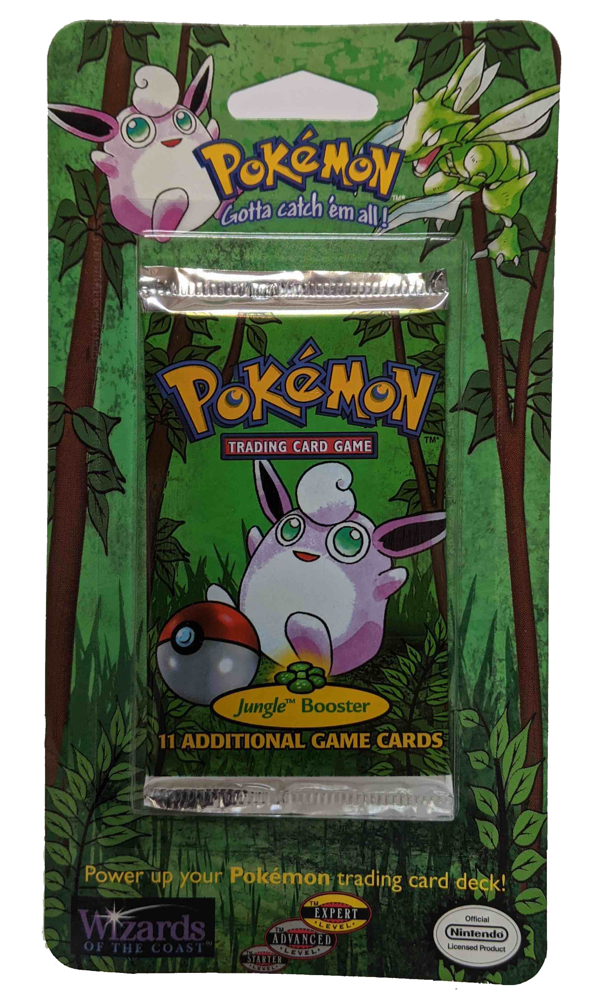 1999 Pokemon Jungle Booster Blister Pack - Wigglytuff