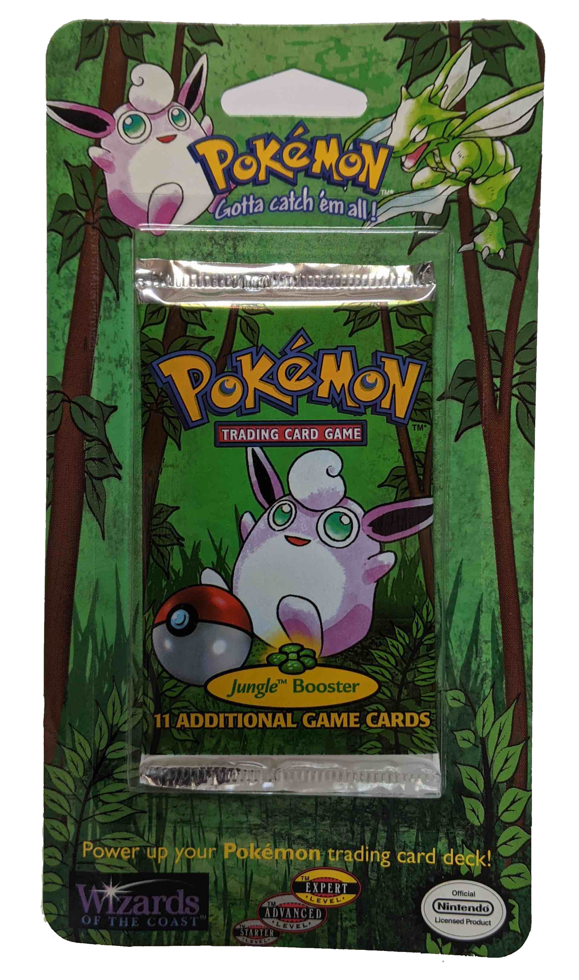 1999 Pokemon Jungle Booster Blister Pack - Wigglytuff | Kaiya's Collectibles 1999 Pokemon Jungle Booster Blister Pack - Wigglytuff | Kaiya's Collectibles