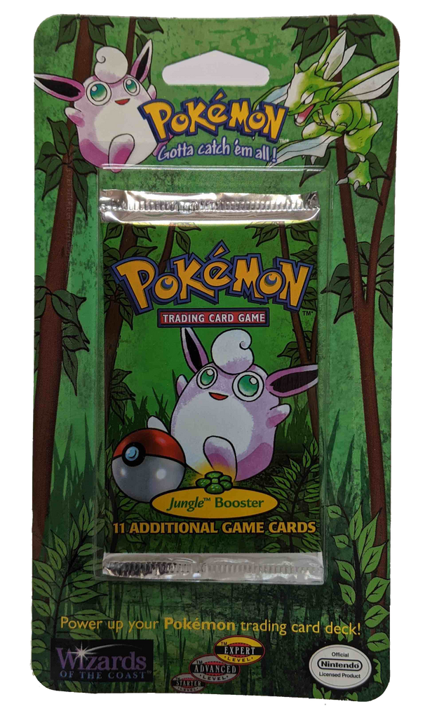 1999 Pokemon Jungle Booster Blister Pack Wigglytuff Kaiya's