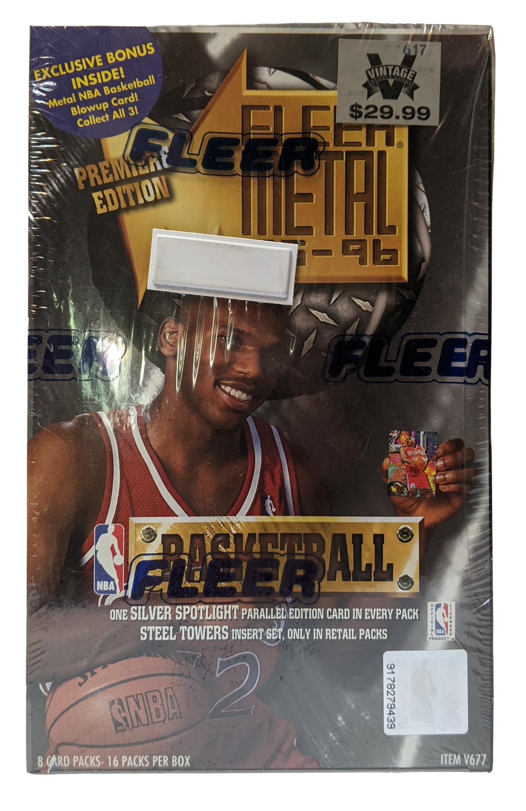 1995-96 NBA Fleer Metal Basketball - Retail