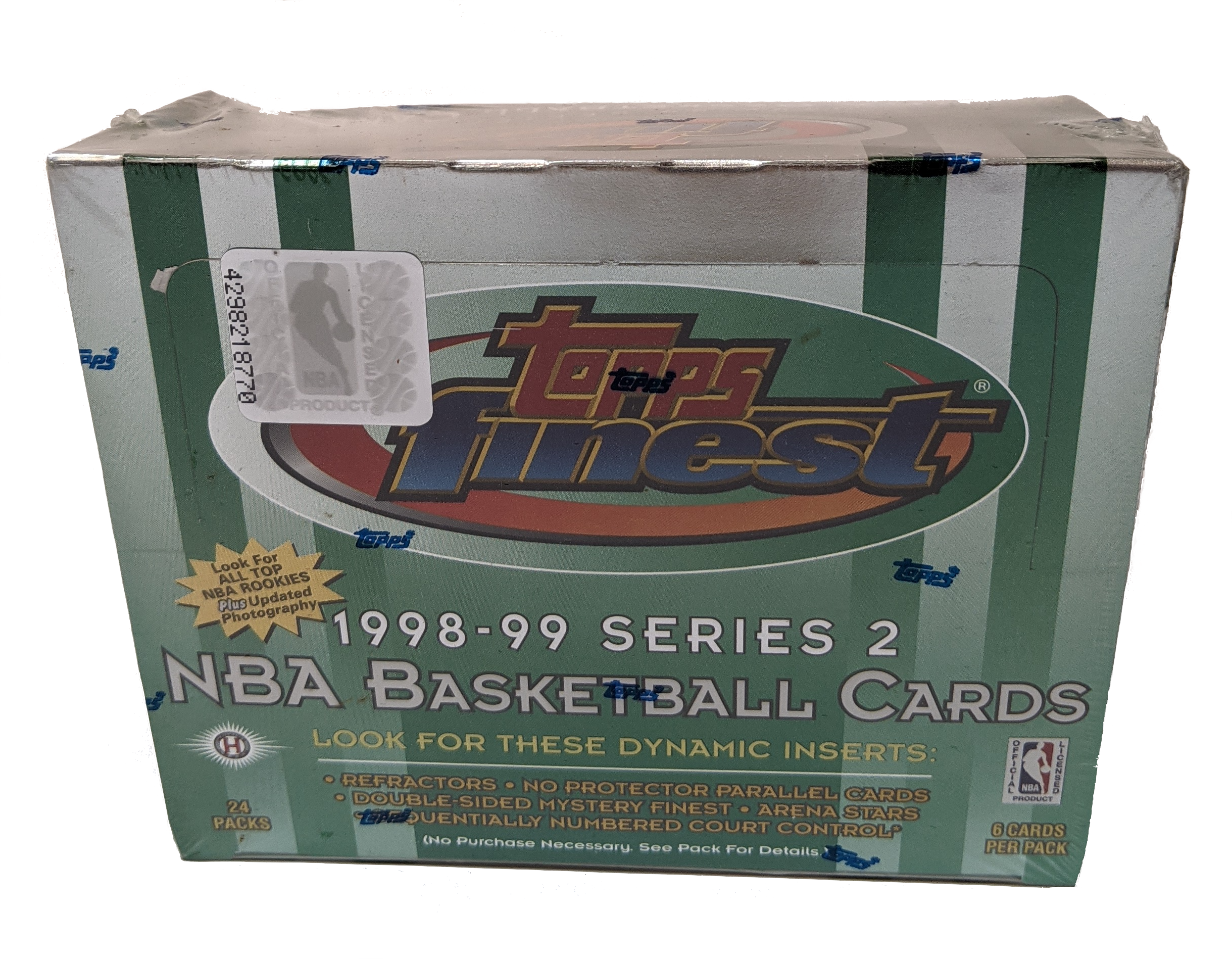 1998-99 NBA Topps Finest Basketball Series 2 - Green Box