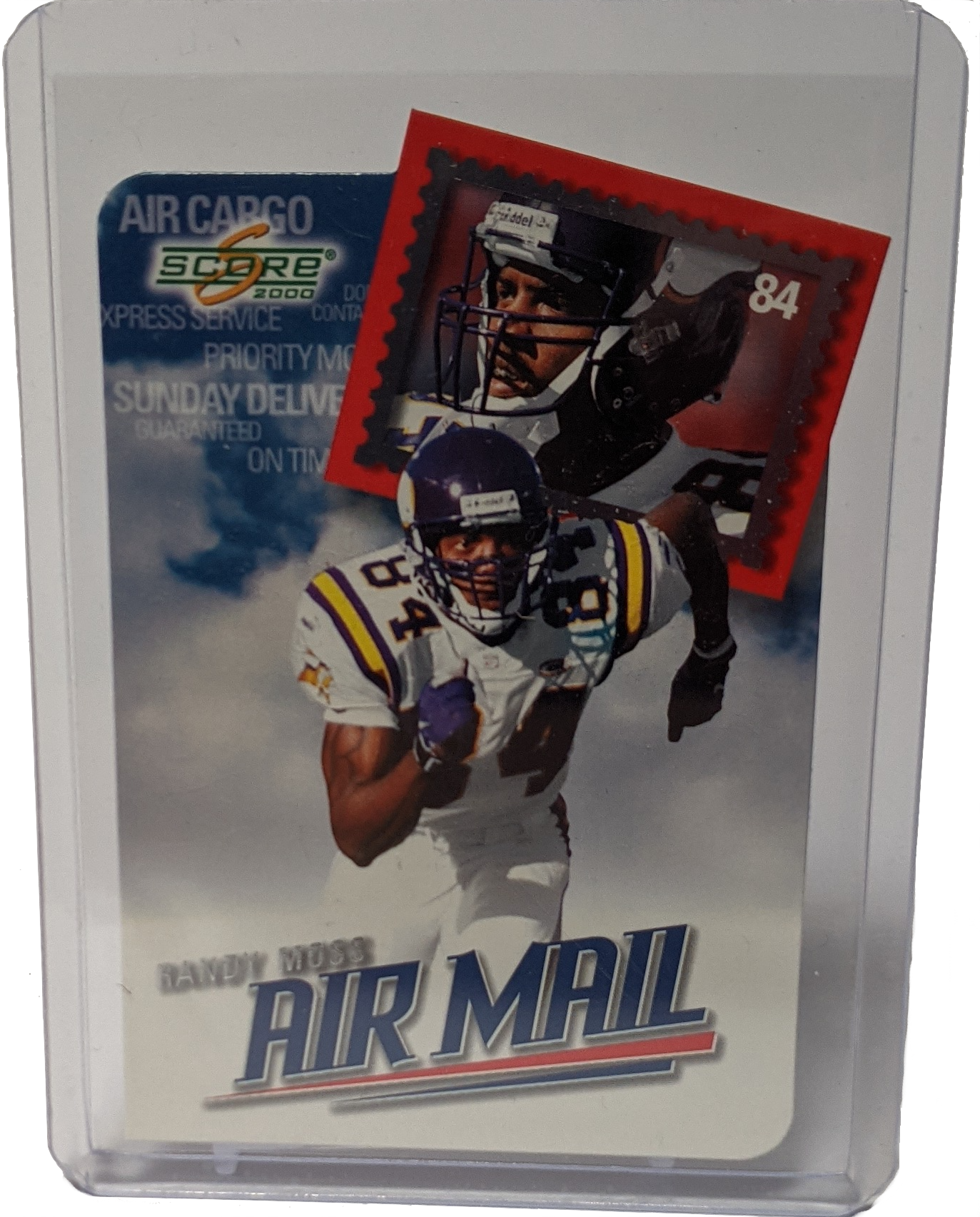2000 Score Randy Moss Air Mail Insert