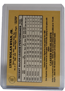 1985 Donruss Nolan Ryan