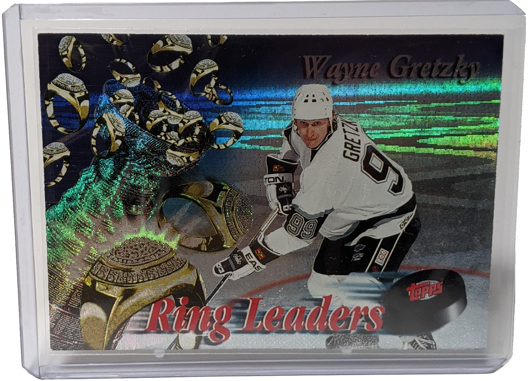 1994 Topps Finest Wayne Gretzky Ring Leaders #5