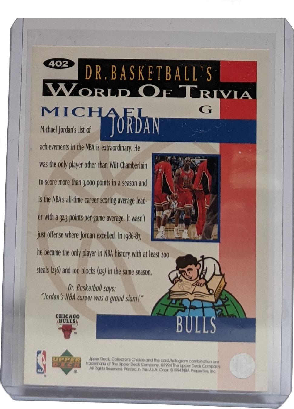 1994-95 Upper Deck Collector's Choice Michael Jordan