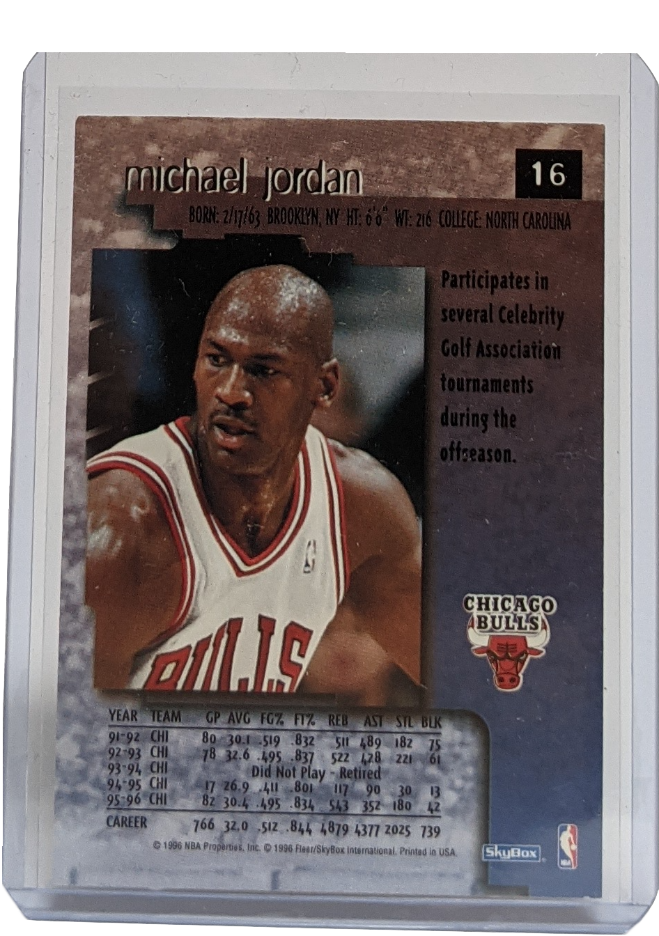 1996-97 Skybox Premium Michael Jordan