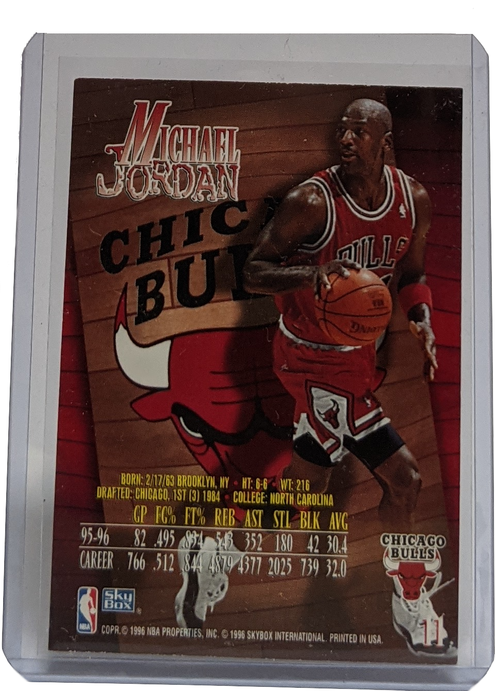 1996 Skybox Z-Force Michael Jordan