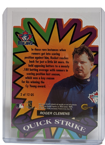 1998 Fleer Circa Thunder Roger Clemens - Quick Strike