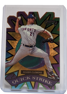1998 Fleer Circa Thunder Roger Clemens - Quick Strike