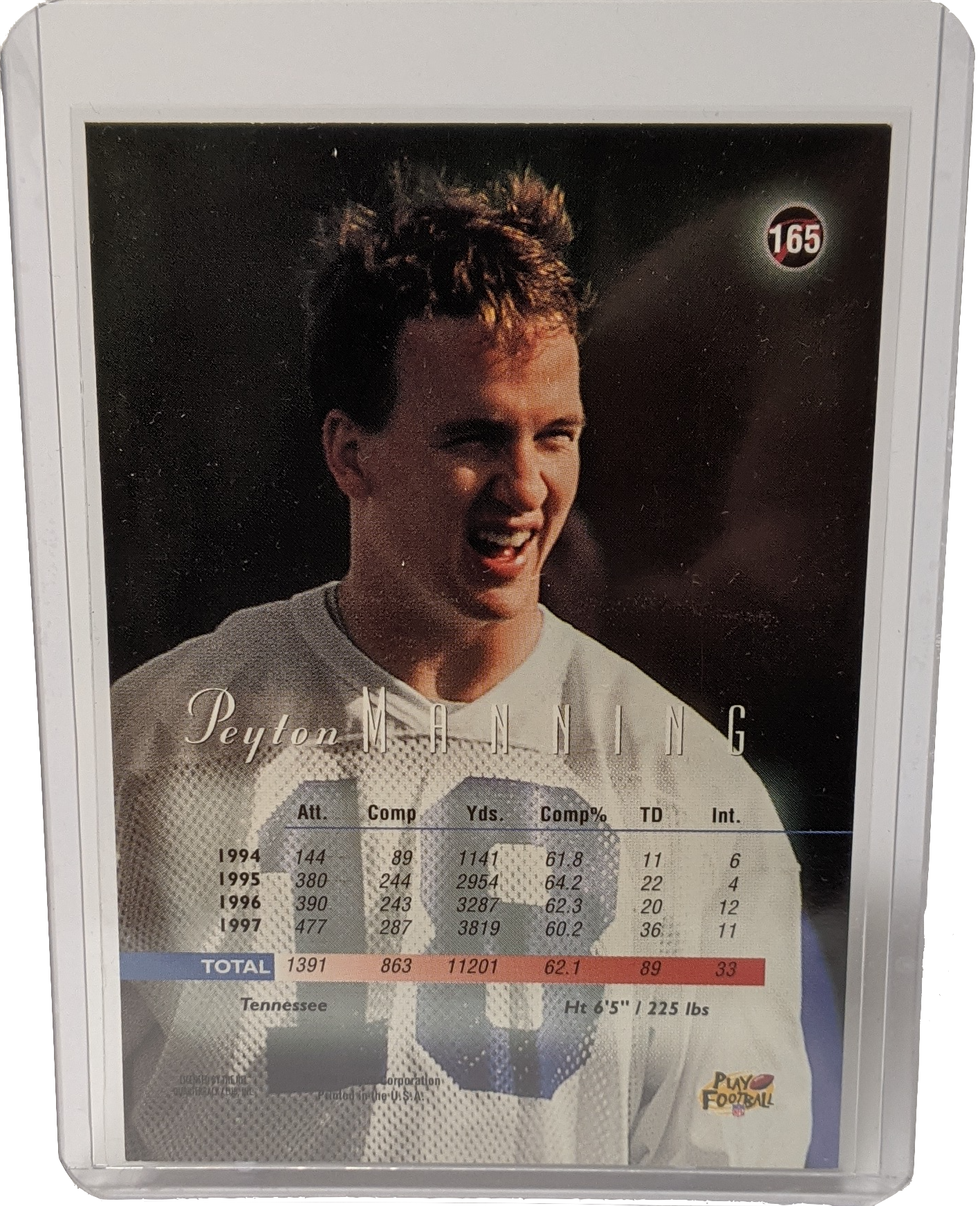 1998 Playoff Prestige Peyton Manning RC