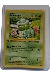 1999 Pokemon Bulbasaur - 1st Edition Shadowless