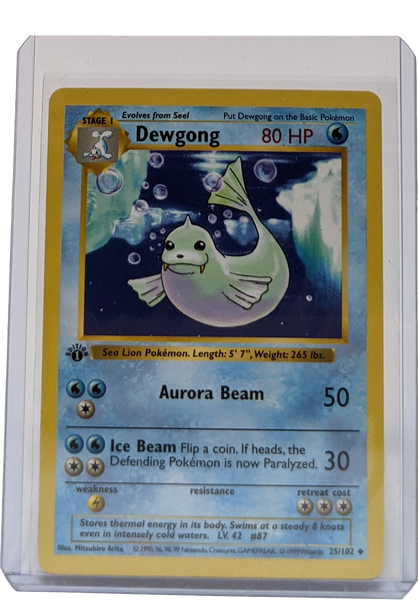 1999 Pokemon Dewgong - 1st Edition Shadowless