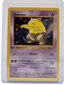 1999 Pokemon Drowzee - 1st Edition Shadowless