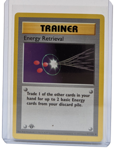 1999 Pokemon Energy Retrieval - 1st Edition Shadowless