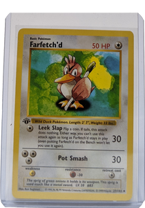 1999 Pokemon Farfetch'd - 1st Edition Shadowless