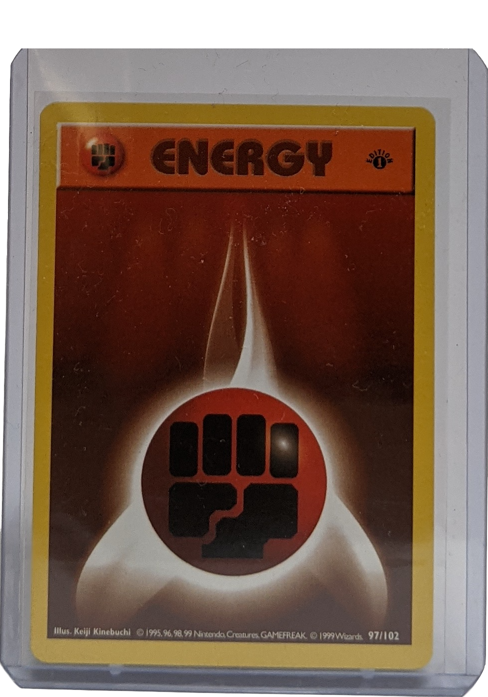 1999 Pokemon Fighting Energy - 1st Edition Shadowless