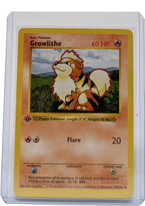 1999 Pokemon Growlithe - 1st Edition Shadowless