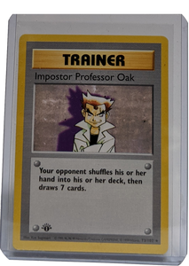 1999 Pokemon Imposter Professor Oak - 1st Edition Shadowless
