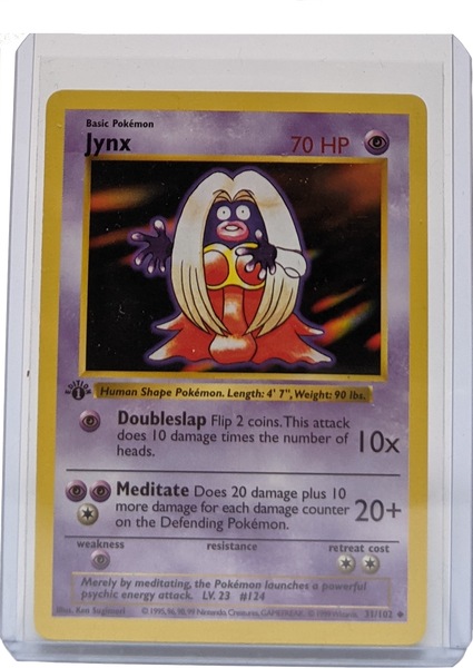 ポケモンカードゲーム PSA9 Jynx 1999 Pokemon Shadowless RAW_99_POKEMON_BS1S_JYNX_grand