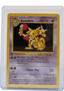 1999 Pokemon Kadabra - 1st Edition Shadowless