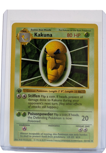 1999 Pokemon Kakuna - 1st Edition Shadowless