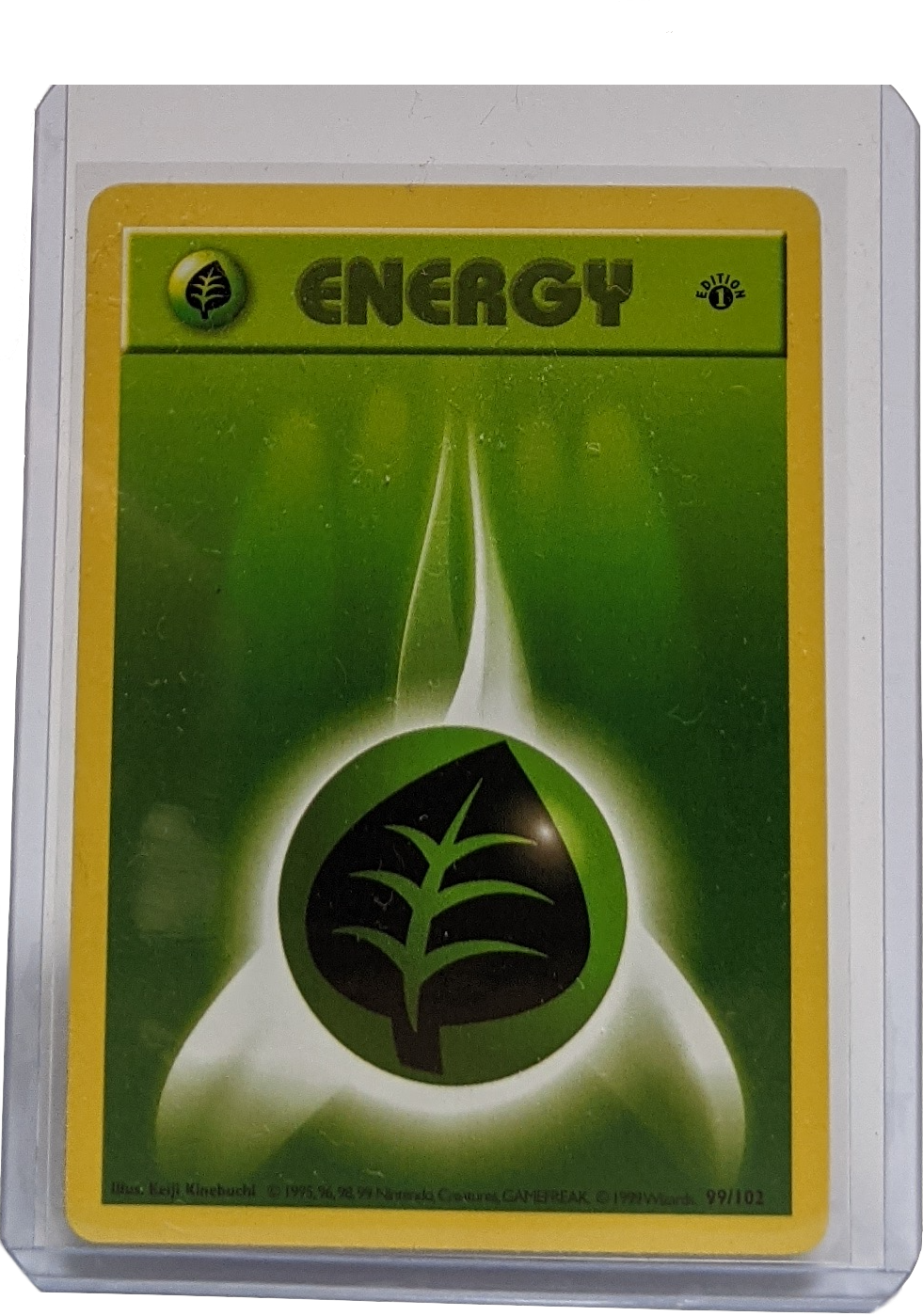 1999 Pokemon Leaf Energy - 1st Edition Shadowless