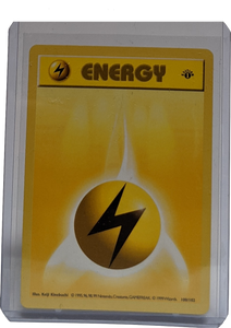1999 Pokemon Lightning Energy - 1st Edition Shadowless