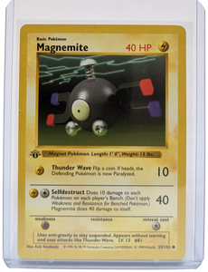 1999 Pokemon Magnemite - 1st Edition Shadowless