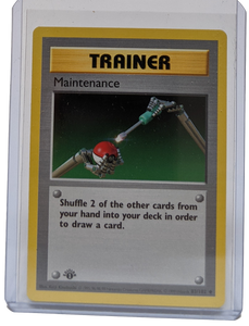 1999 Pokemon Maintenance - 1st Edition Shadowless