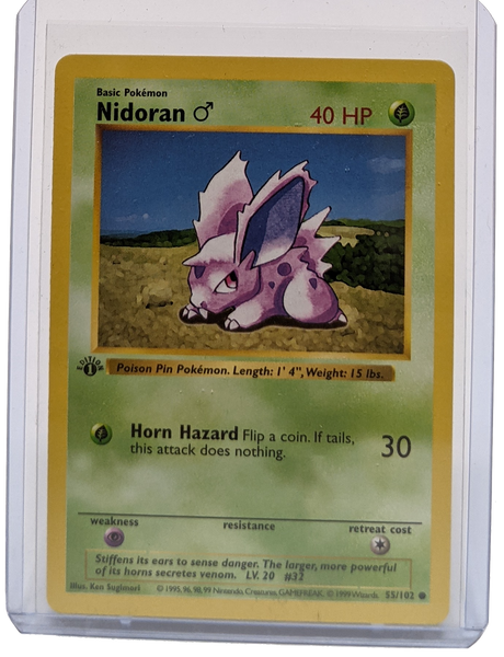 1999 Pokemon Nidoran - 1st Edition Shadowless