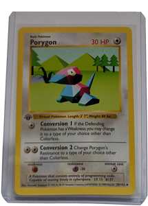 1999 Pokemon Porygon - 1st Edition Shadowless