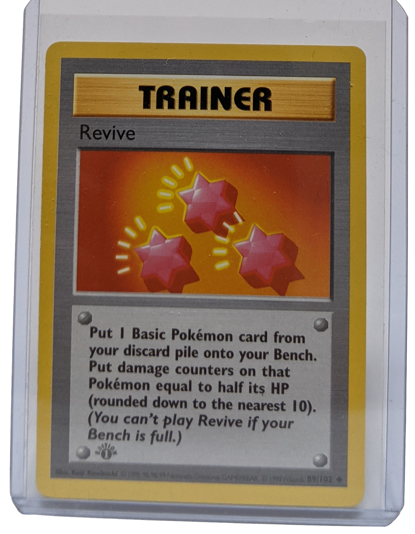 1999 Pokemon Revive - 1st Edition Shadowless