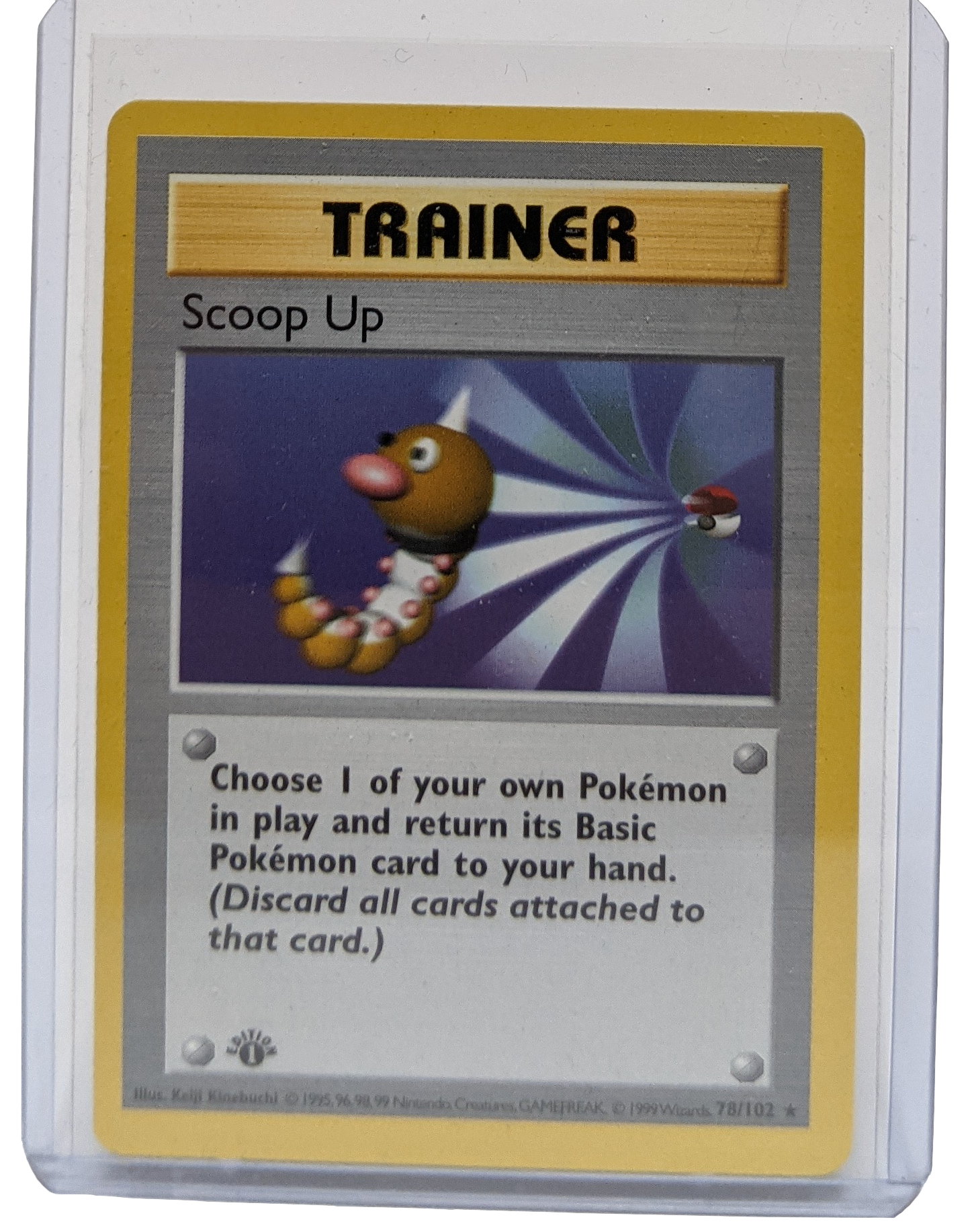 1999 Pokemon Scoop Up - 1st Edition Shadowless