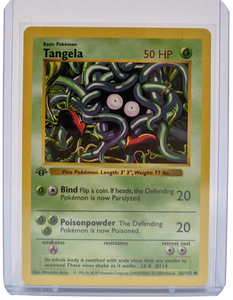 1999 Pokemon Tangela - 1st Edition Shadowless