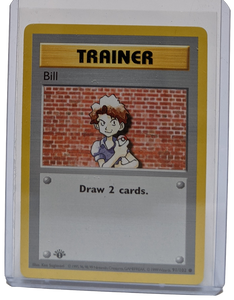 1999 Pokemon Trainer Bill - 1st Edition Shadowless
