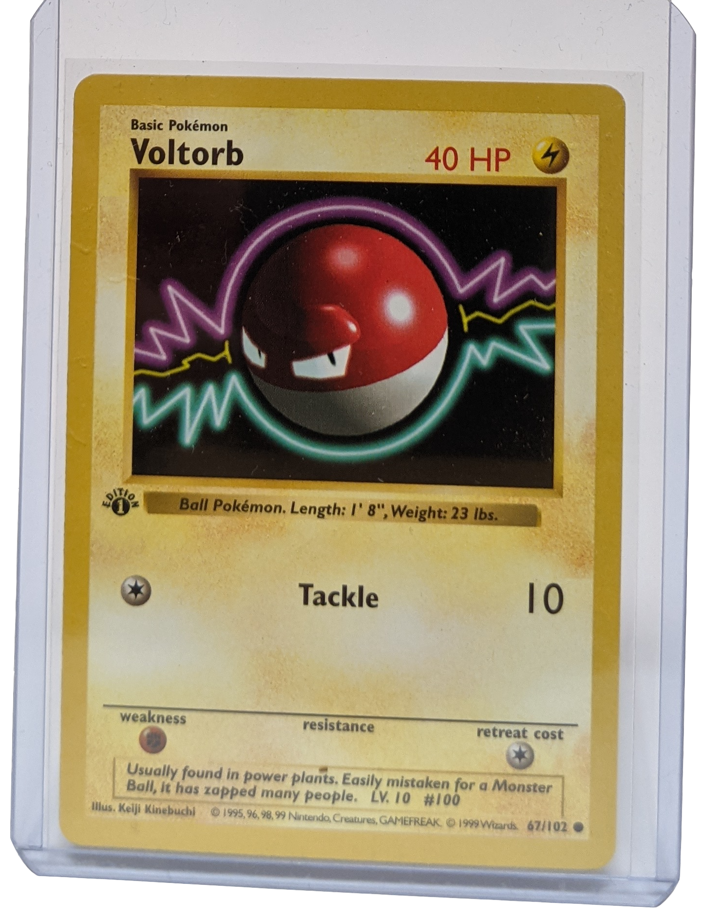 1999 Pokemon Voltorb - 1st Edition Shadowless