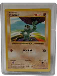 1999 Pokemon Machop - Unlimited Shadowless