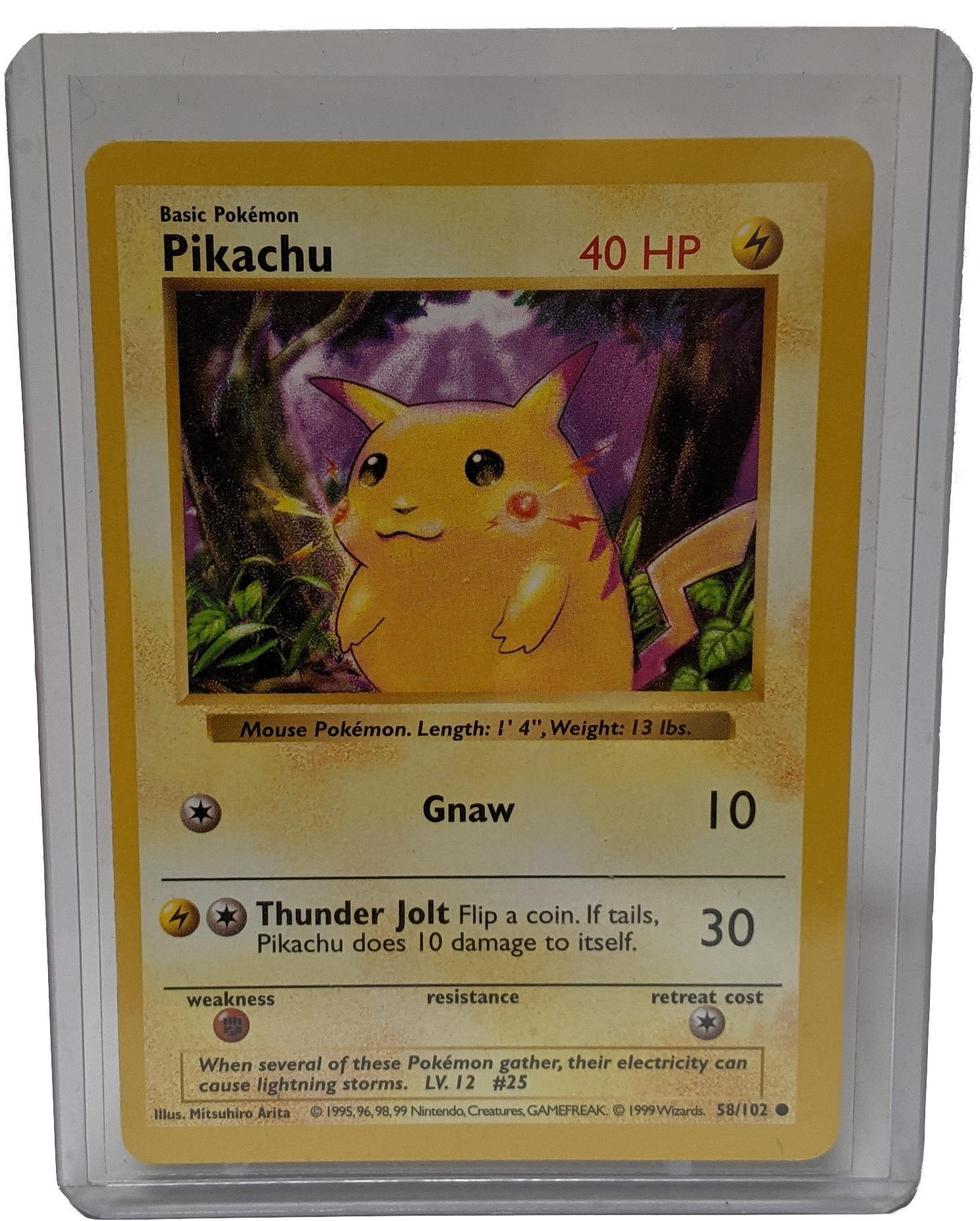 1999 Pokemon Pikachu (Red Cheeks) - Unlimited Shadowless | Kaiya's Collectibles 1999 Pokemon Pikachu (Red Cheeks) - Unlimited Shadowless | Kaiya's Collectibles