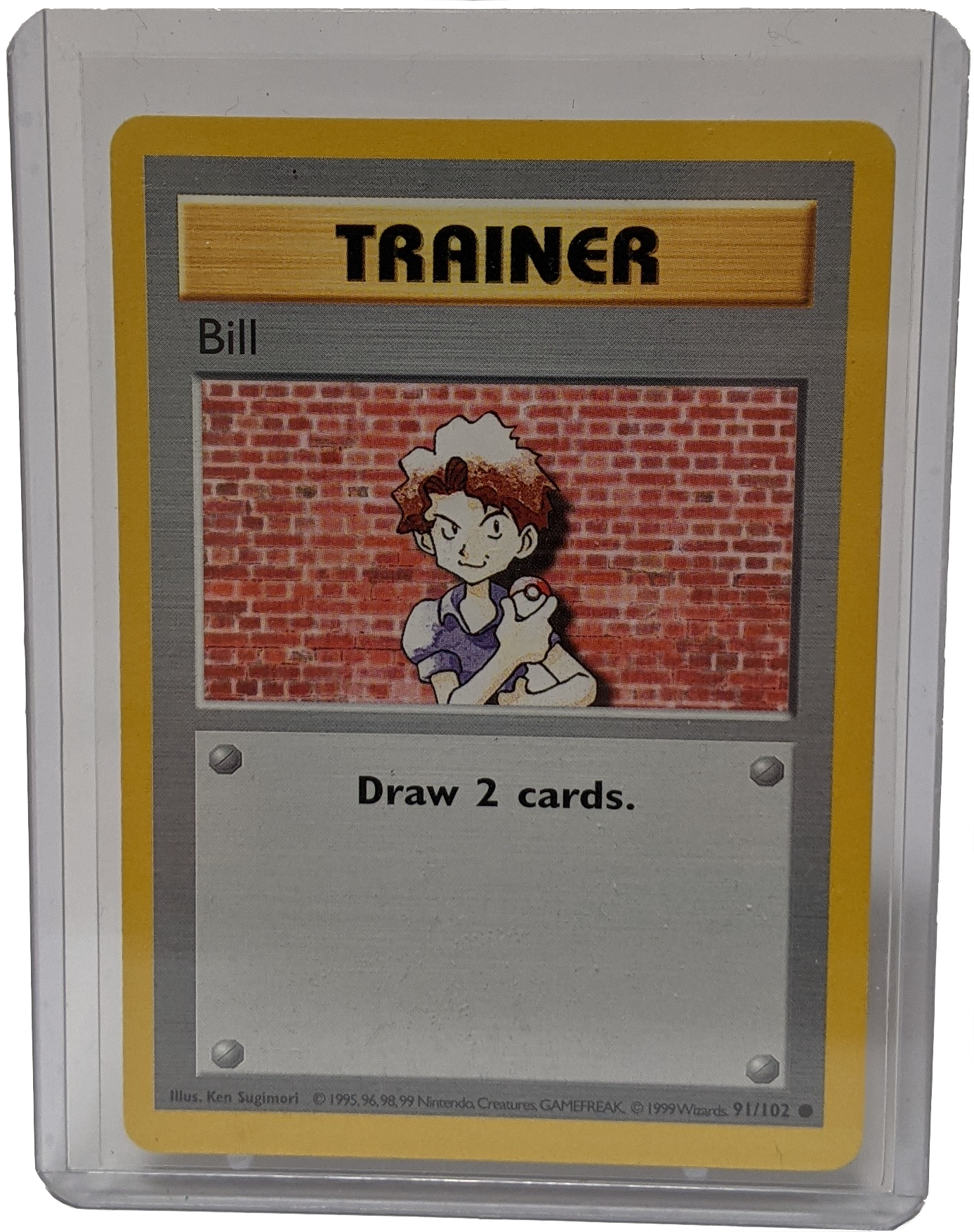 1999 Pokemon Trainer Bill - Unlimited Shadowless